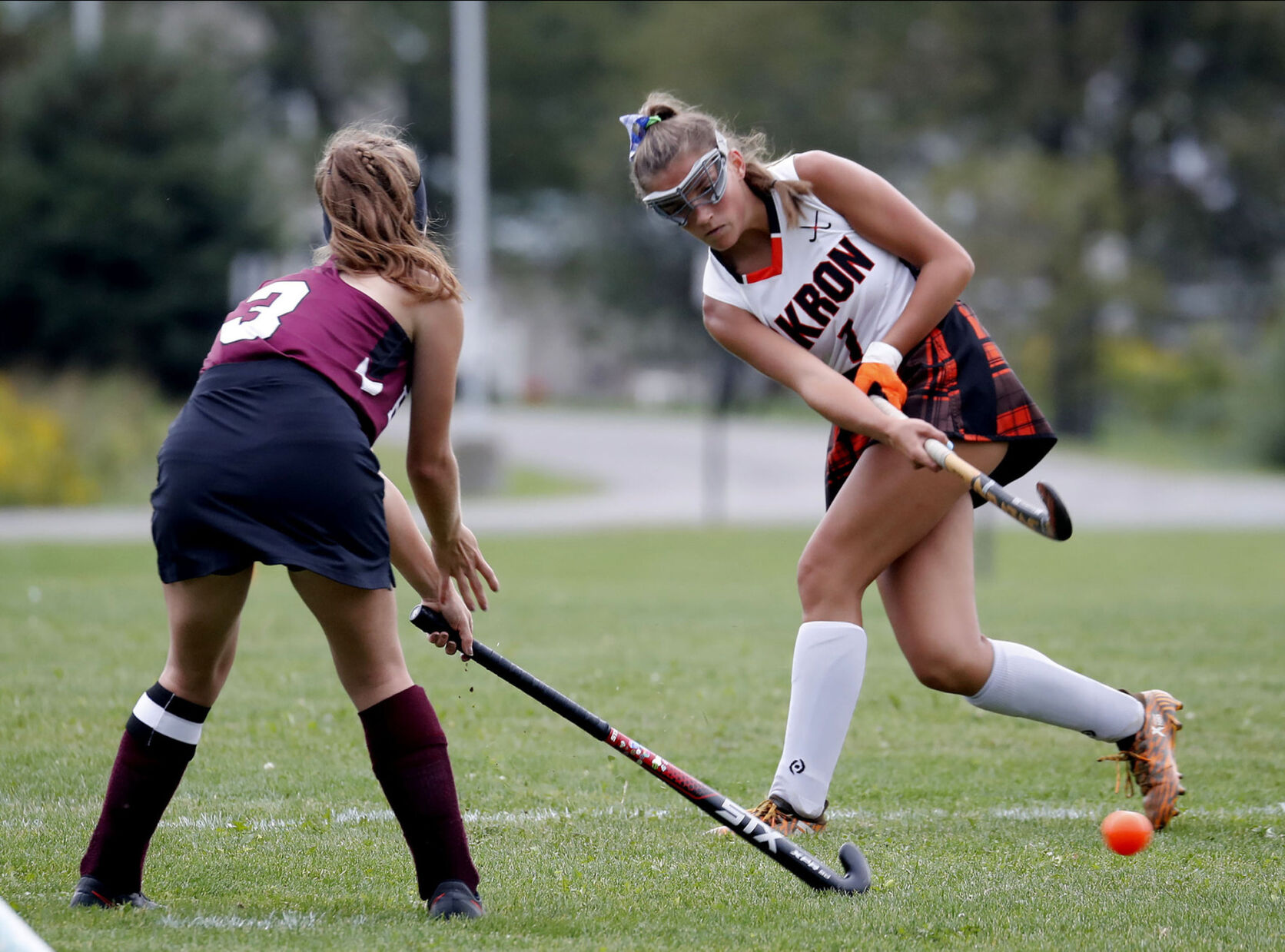 Akron defeats Barker, 4-0, in field hockey